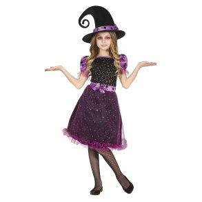 Hekse kostume i Lilla