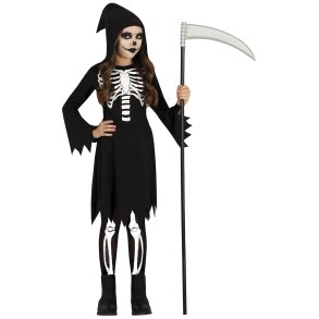 Skelet kjole med htte