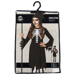 Skelet kjole med htte