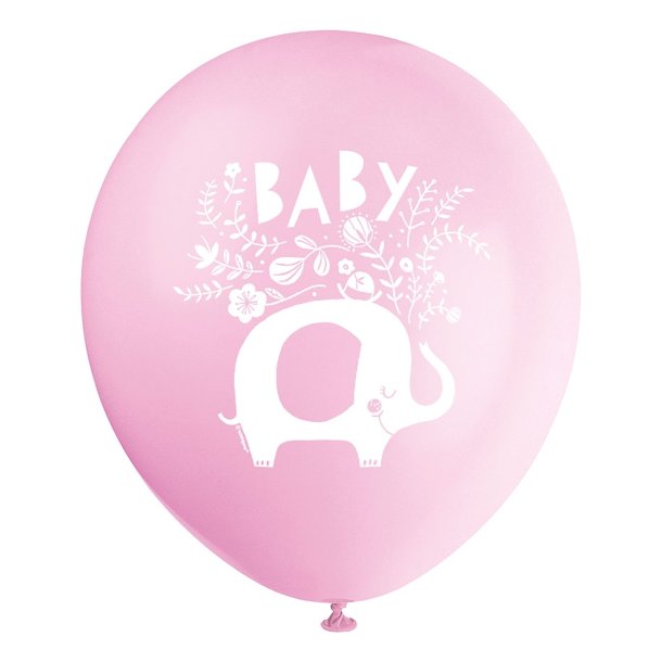 Ballonger Rosa Babyelefant