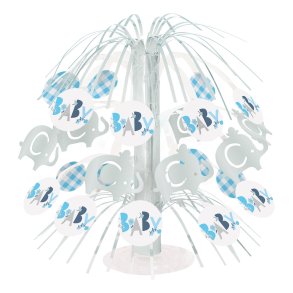 Elefant mittpunkt i ljusbltt