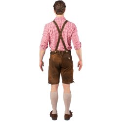 Lederhosen korte i skind - brun