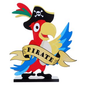 Piratpapegoja i tr�figur