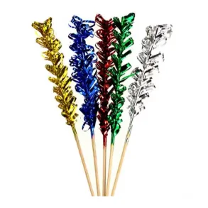 Dryckesdekorationer i frgad folie 8 st