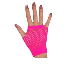 Handskar net i NEON frg utan fingrar
