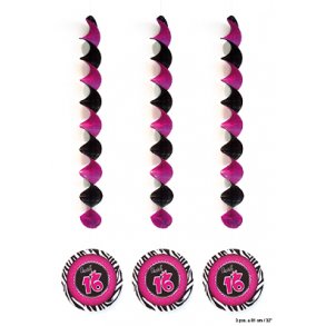 Sweet sixteen alu swirls, 3 stk