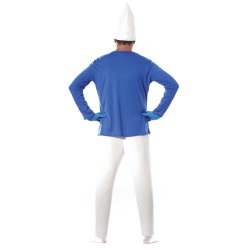 Bl� Smurf Kostym