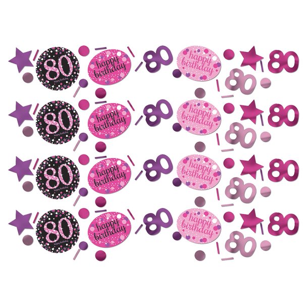 Konfetti 80 Sparkling pink