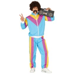 80-tals Shell Suit Maskeraddrkt Bl