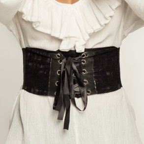 Svart Piratkorsett