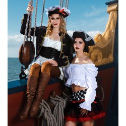 Svart Piratkorsett