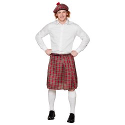 Beret Mr Tartan r�d