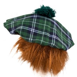 Beret Mr Tartan r�d