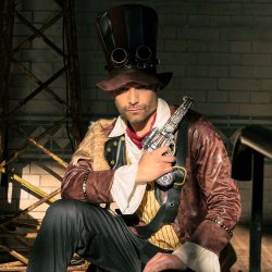 Captain Steampunk kostume