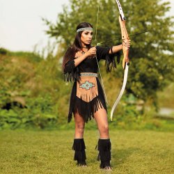 Indianer kostume - She-wolf 
