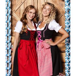 Klassisk Dirndl i R�d - Frau Fischer 