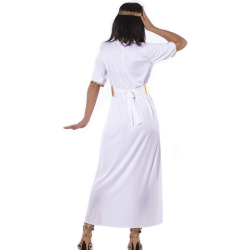 Kleopatra-kostym - Vit