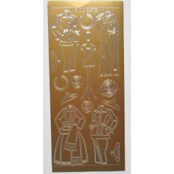 Stickers med dameovertj