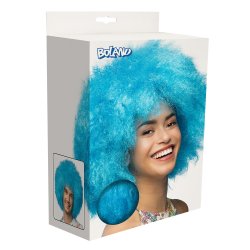 Afro Neon Bl� Paryk UV