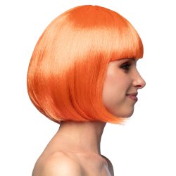 Orange UV Peruk - Cabaret