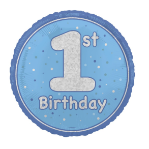 Folieballon 1 rs Dreng