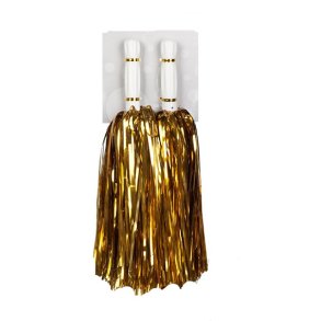 Pom Pom Cheerleader i metallic guld