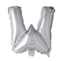 Folie ballon Bogstaver - SLV, 41 cm