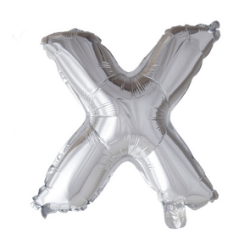 Folie ballon Bogstaver - SLV, 41 cm