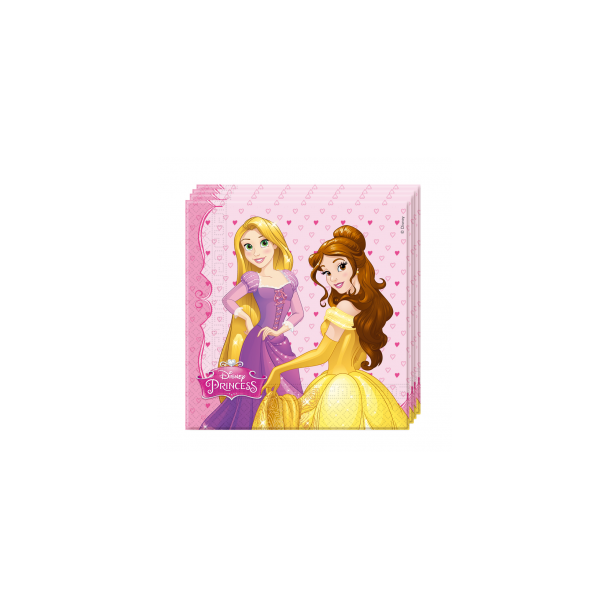 Disney prinsesser  Serviet 33x33, 20 stk