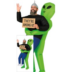 Oppusteligt B�res af Alien Kostume
