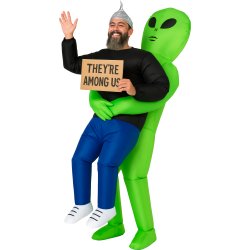 Oppusteligt B�res af Alien Kostume