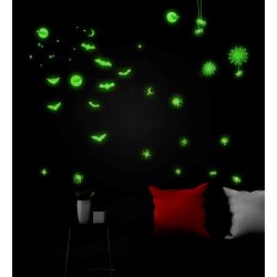 Halloween Stickers Glow in the dark