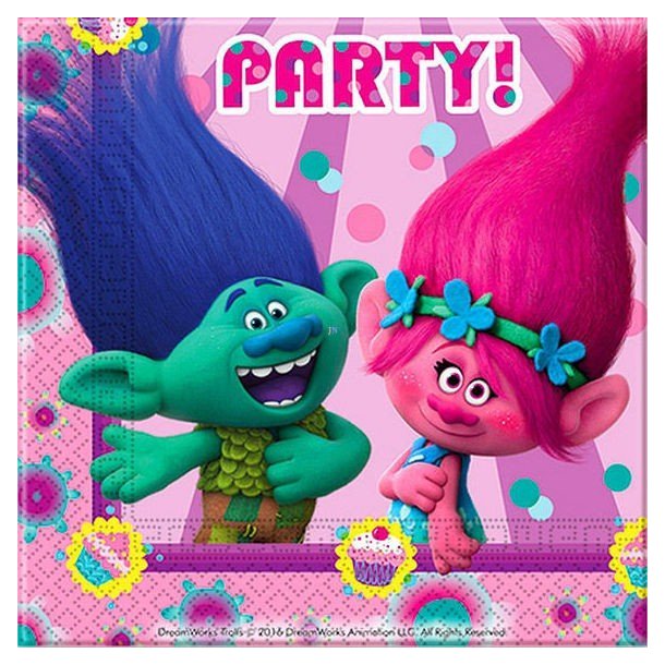 Servietter - Trolls 20stk