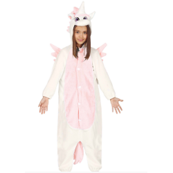 Enhrningsdrkt fr barn vit