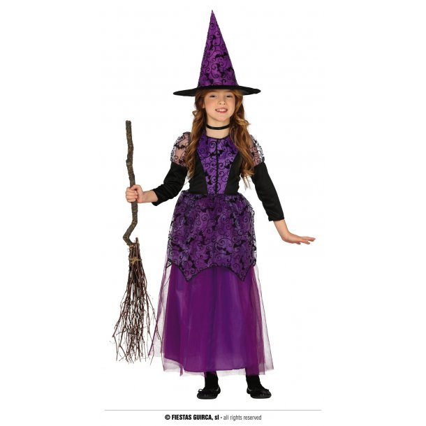 Hekse kostume Purple