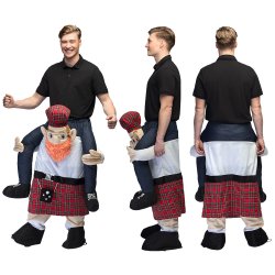 Carry Me kostume Funny Scotsman (one size)