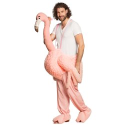 Rid p� Flamingo kostume