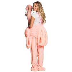 Rid p� Flamingo kostume