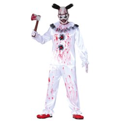 Blodig Skrckclown Maskeraddrkt