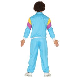 80-tals Shell Suit Maskeraddrkt Bl