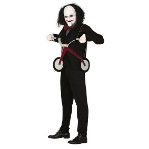 Jigsaw kostume med cykel