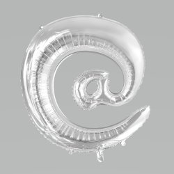 Folieballong BOKSTAVER - SLV 102cm