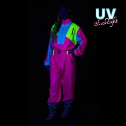 Skidragt Snow Glow babe UV
