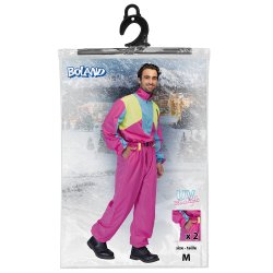 Ski Suit Snow Glow Dude i neon 80-talsstil.