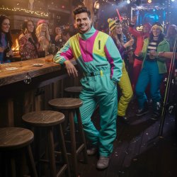 80-tals skiddr�kt f�r herr UV