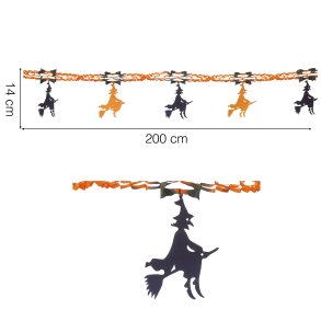 Halloween vvguirlande med Hekse