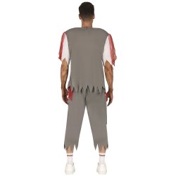 Zombie Rugby Spiller Kostume til Mand