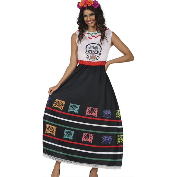 Day of the Dead kostym - Kvinna