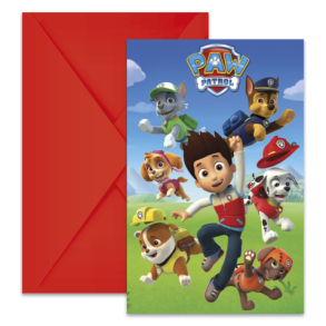 Paw Patrol invitationer