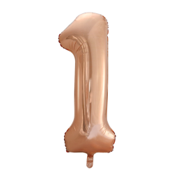 Folieballong  Tal 66 cm ROSEGOLD  